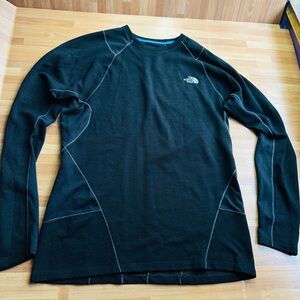 The north face flight series flash dry, long sleeve men's black top XL